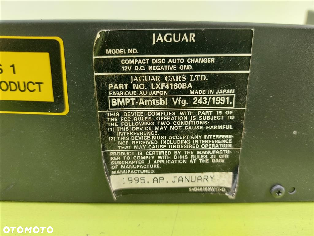 Zmieniarka CD Jaguar XJ  X300 1994-1997 LXF4160BA - 5