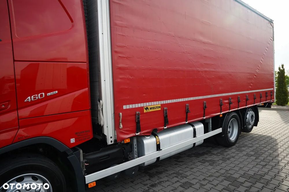Volvo FH 460 / Firanka 7,4m  / I-SAVE / KLIMA POSTOJOWA / OŚ PODNOSZONA I SKRĘTNA / 2021 ROK / - 10