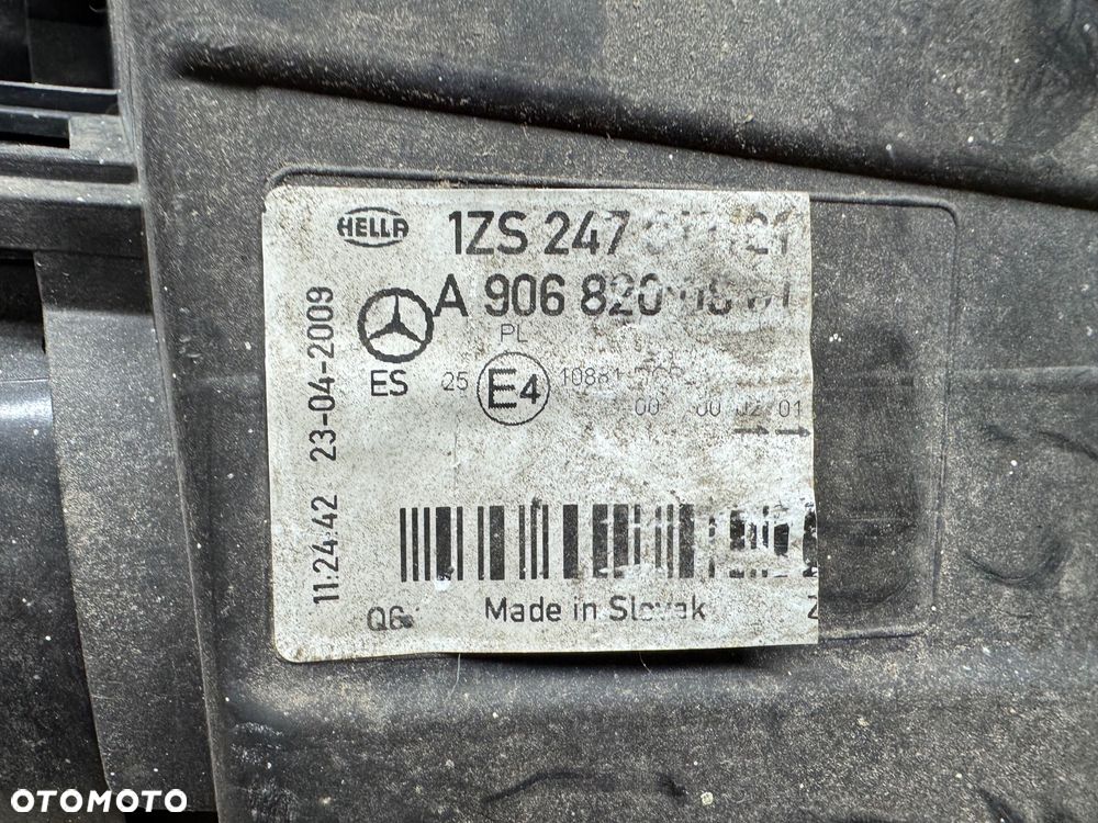 Przednia lewa lampa Mercedes sprinter 906 xenon - 4