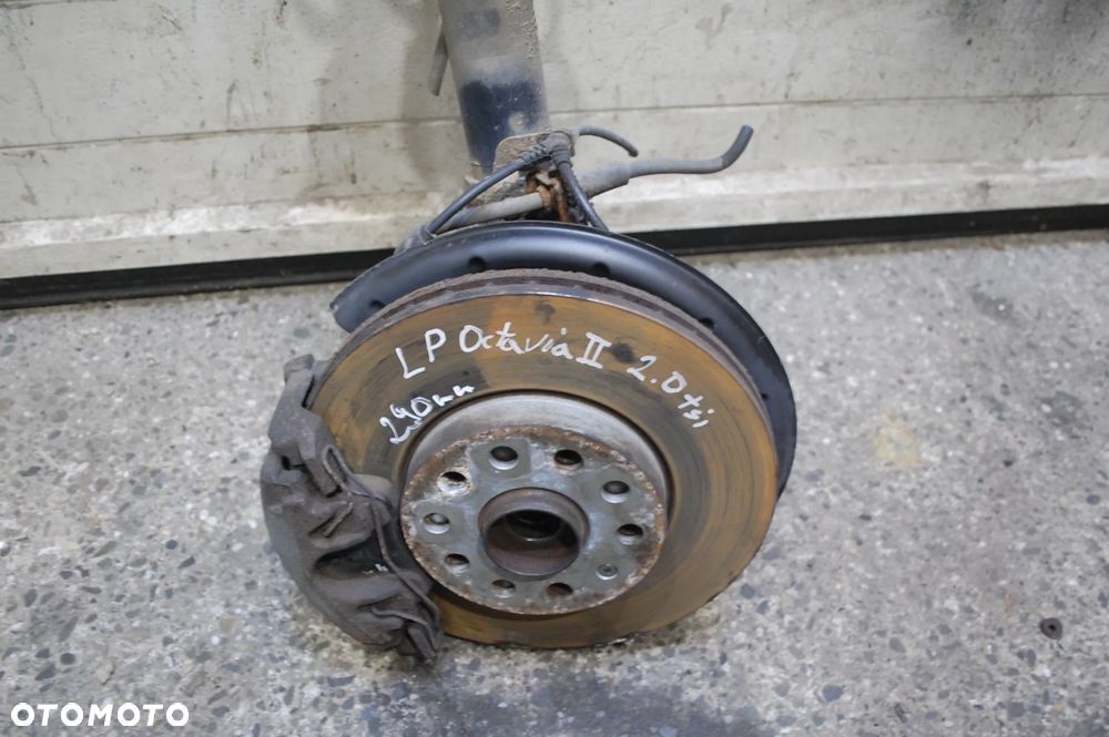 ZWROTNICA MCPERSON LEWY PRAWY PRZÓD PRZEDNI SKODA OCTAVIA II 2.0 FSI 2.0 TDI 290MM AUDI A3 8P SEAT LEON II VW JETTA V 1.6 TDI GOLF V - 2