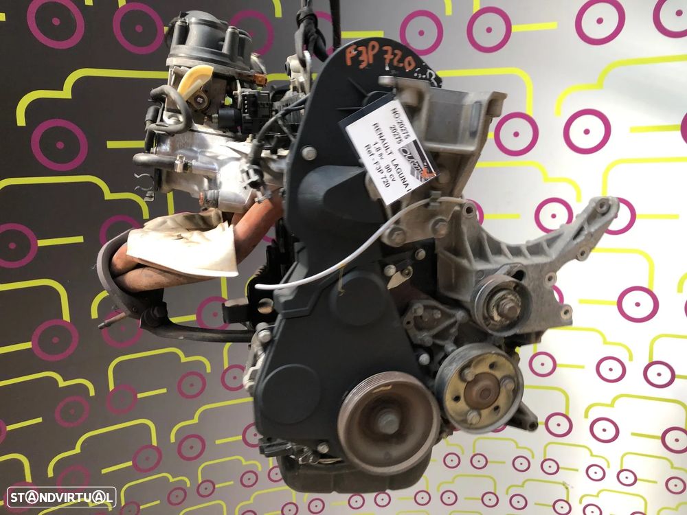 Motor Renault Laguna I 1.8 i 90 Cv de 1994 - Ref. F3P720  -  NO. 20275 - 1
