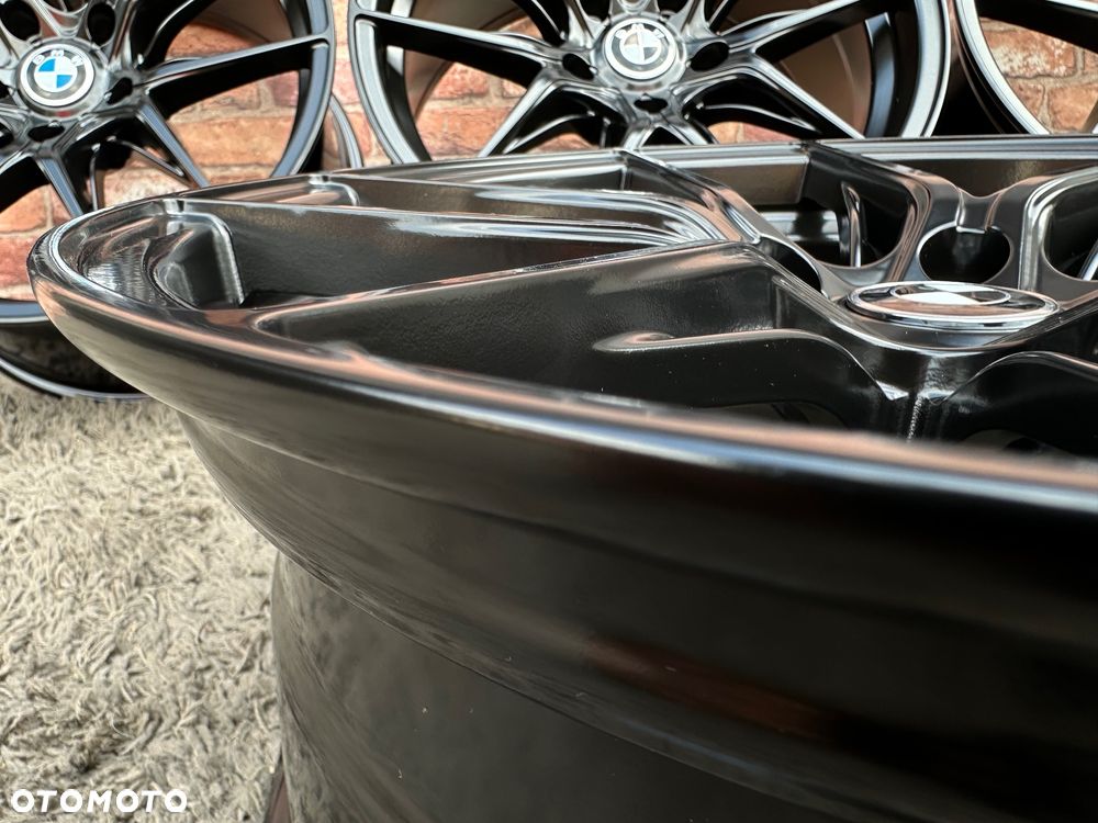 Nowe czarne alufelgi 18 BMW 5x120 felgi 8j ET35 F10 Z3 Z4 E46 X1 X3 E83 F25 E90 F30 F34 GT F01 F12 F20 E87 E60 xDrive Opel Insignia JR44 JR21 Haxer HX036 Styling M Pakiet Forzza Oregon - 18