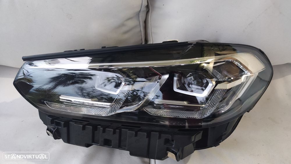 farol esquerdo full Led Adaptativ BMW X3 X4 G02 - 5A29227 - 1