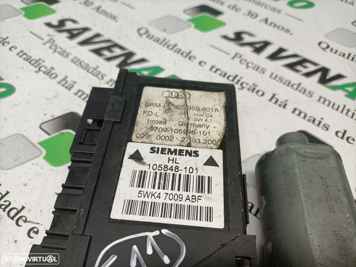 Motor Elevador Trás Direito Audi A4 (8E2, B6) - 3