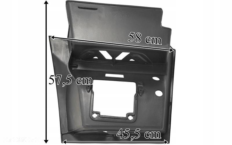 mercedes actros mp4 stopień lewy schodek low deck 9606661803 9616661701 - 2
