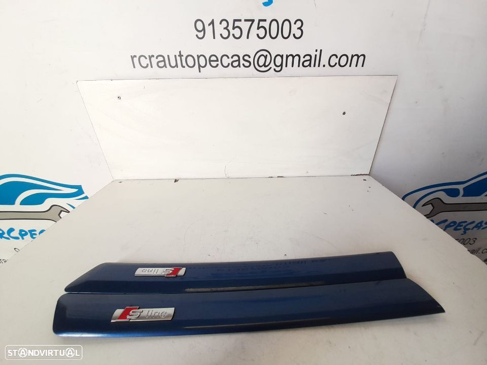 FRISO LATERAL PORTA FRISOS LATERAIS SLINE S-LINE S LINE ORIGINAL 8P3853984C AUDI A3 8P - 1