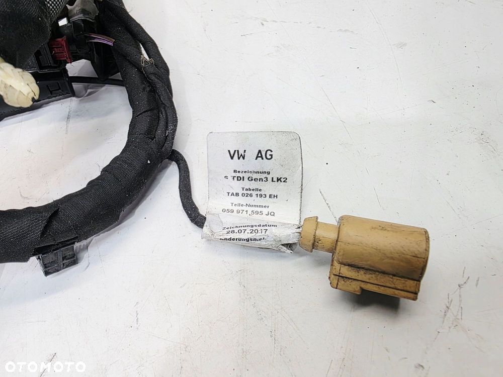 WIĄZKA INSTALACJA SILNIKA AUDI Q5 FY 3.0 TDI 059971595JQ - 2