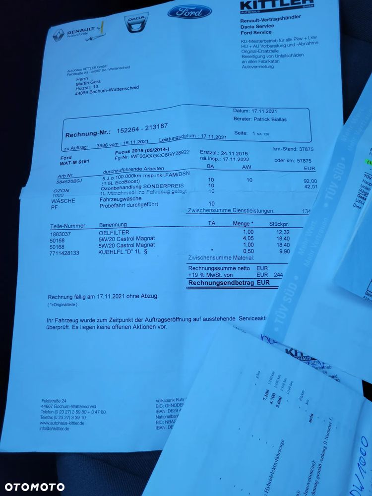 Ford Focus 1.5 EcoBoost Start-Stopp-System Sport - 34
