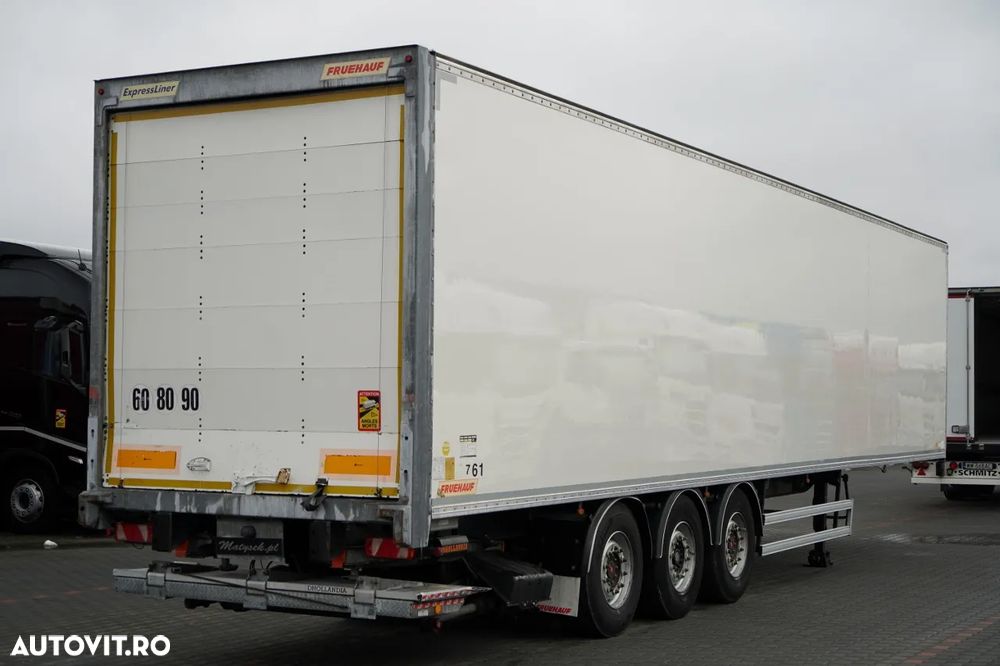 Fruehauf CONTAINER / LOT / OBLOAN RULANT / LIFT DHOLLANDIA / AXĂ SUSPENDATĂ / SAF / PODEA REZISTENTĂ - 8