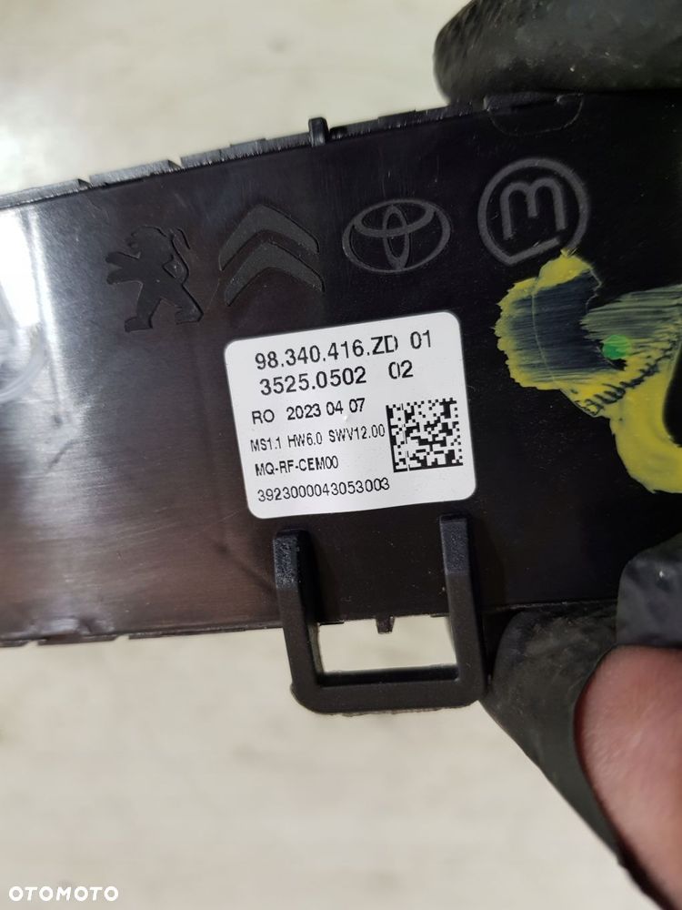 panel nawiewu klimatyzacji 98340416zd opel combo e berlingo iv 21r 1.5d eu - 16