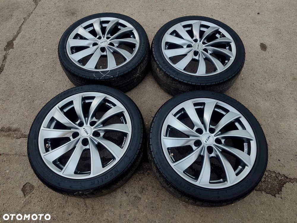 5x112 Felgi Aluminiowe Alufelgi 17 Koła Letnie lato AUDI A4 B5 B6 B7 A6 C5 C6 SEAT EXEO VW PASSAT B5 B6 B7 SKODA SUPERB MERCEDES 5mm Legnica ALU-RAD 215/45 21r. - 1