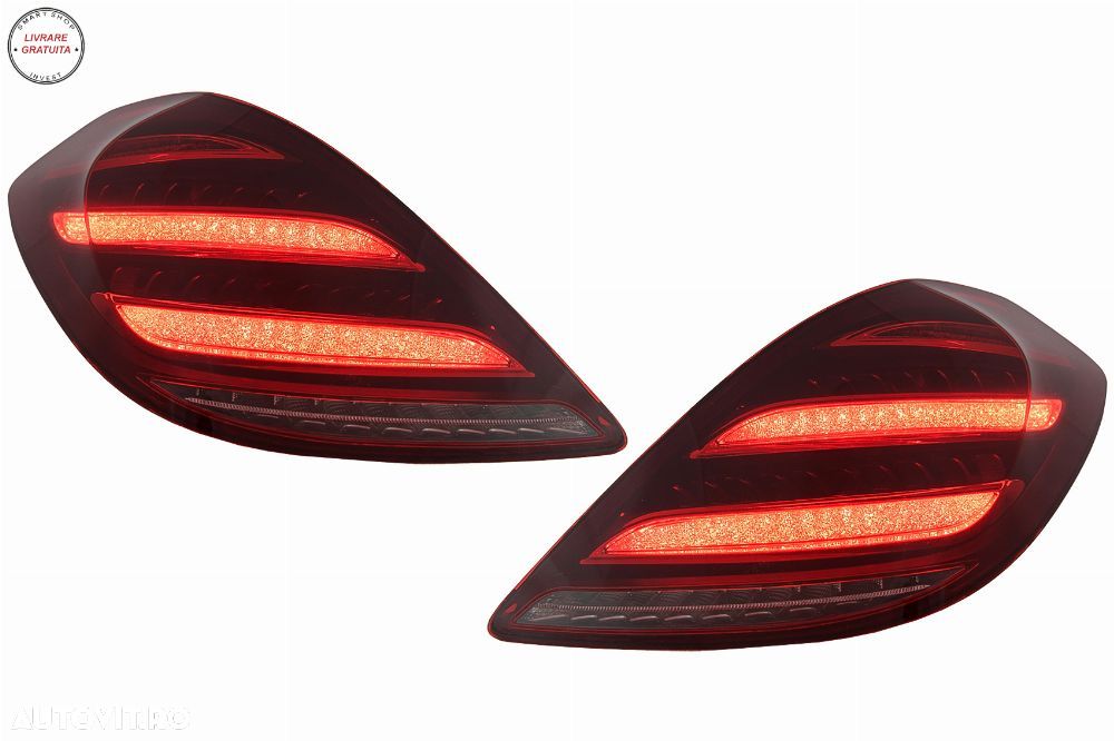 Stopuri Full LED Mercedes S-Class W222 (2013-2017) Semnalizare Dinamica Facelift D- livrare gratuita - 1