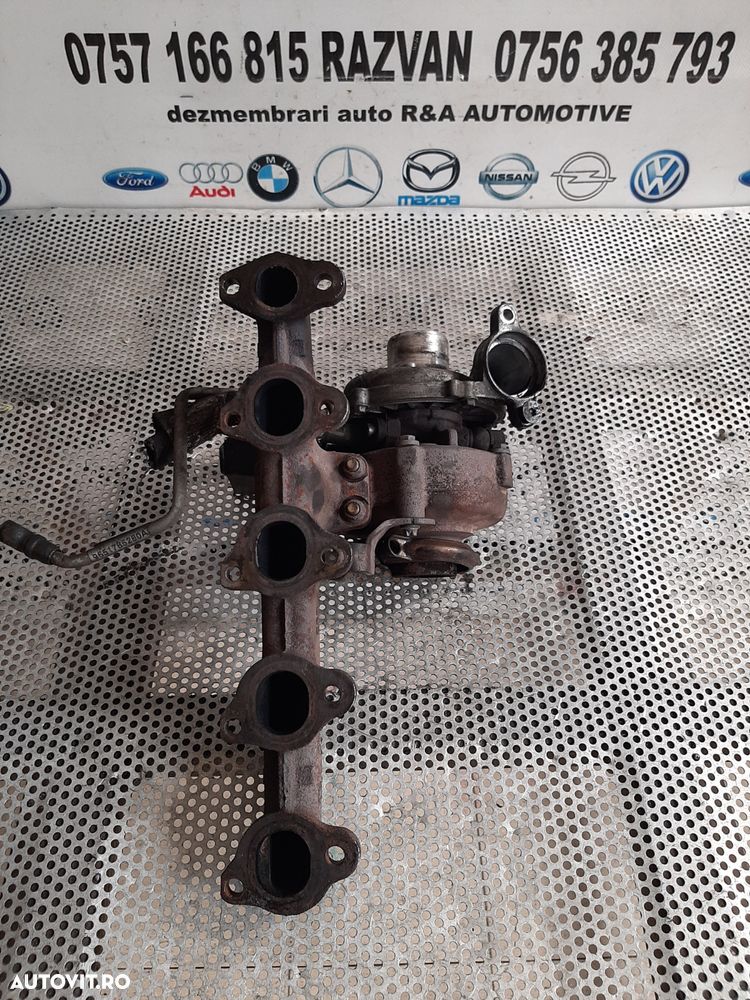 Turbo Turbina Ford Focus 2 Facelift C Max 1.6 Tdci 90 CP Euro 5 Motor GPDA Testata Cu Garantie Dezm - 4
