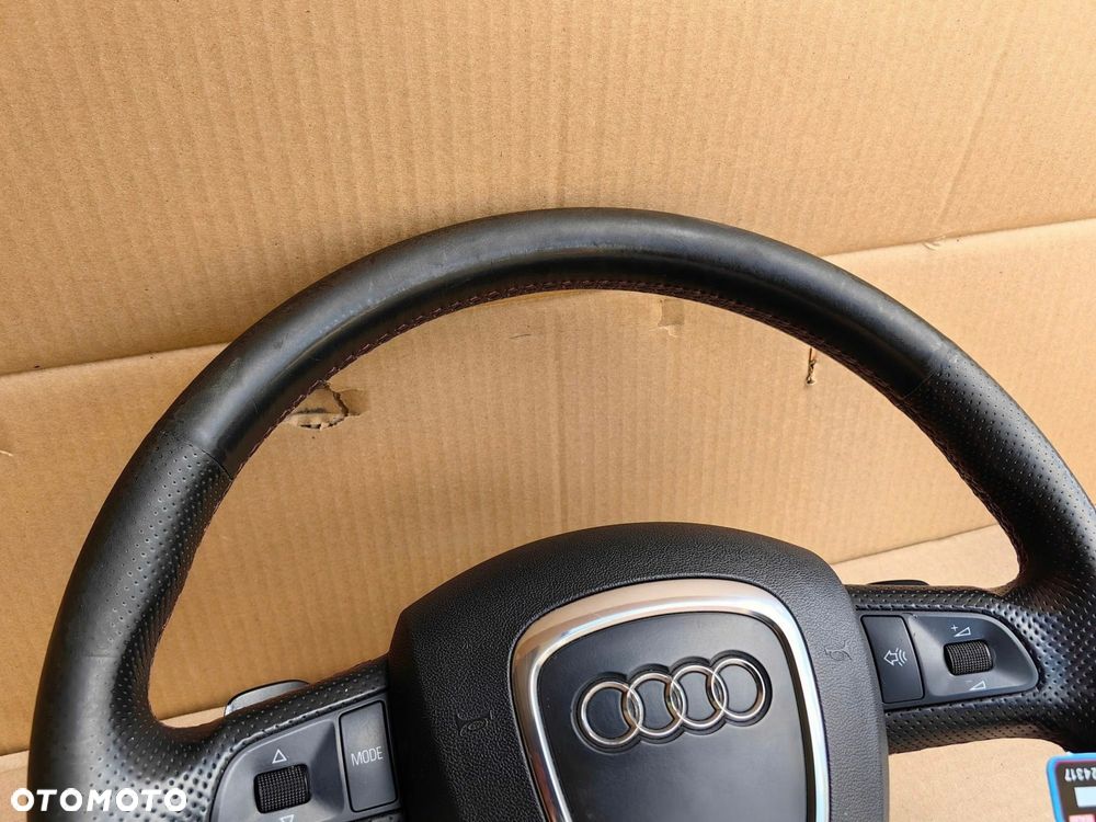 Kierownica z poduszką AUDI A4 B7 B8 A6 C6 S-LINE multifunkcja łopatki - 10