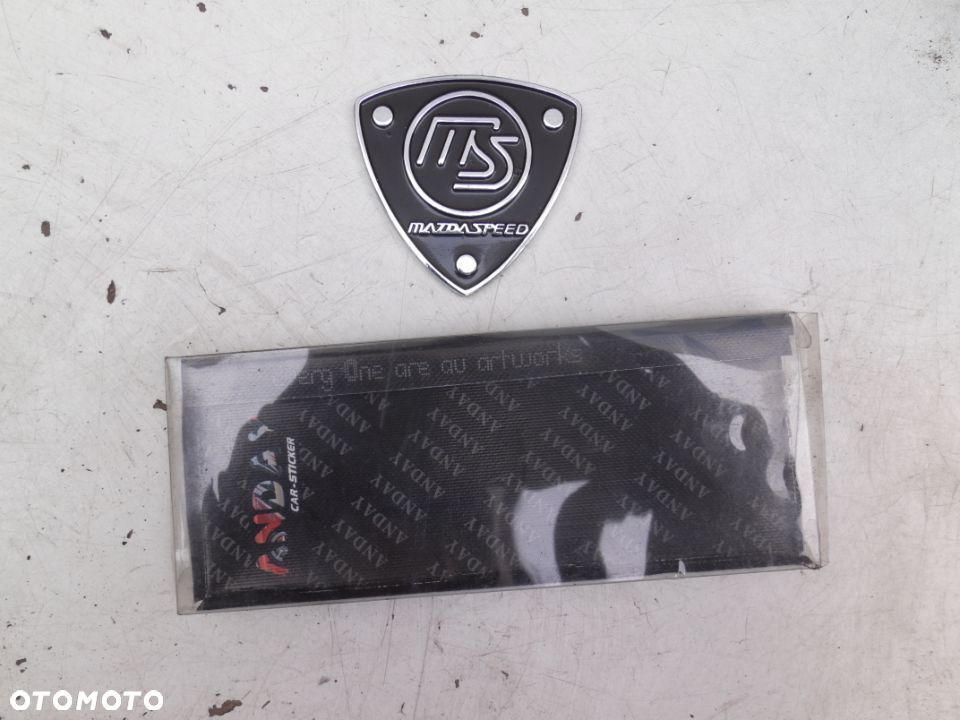 Emblemat / Znaczek Naklejka ms / Mazdaspeed METAL - 2