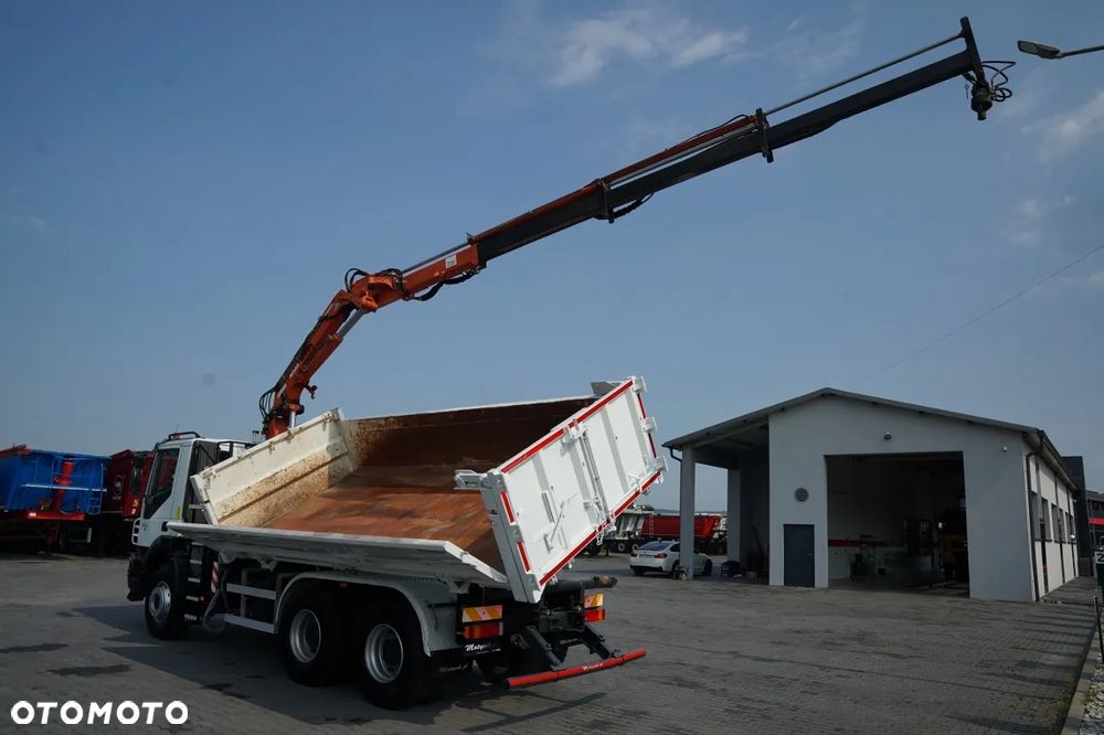Iveco TRAKKER 410 / 6X4 / 2 STR. WYWROTKA + HDS ATLAS 125.2 / HYDROBURTA / ROTATOR / MANUAL / EURO 5 EEV / - 9