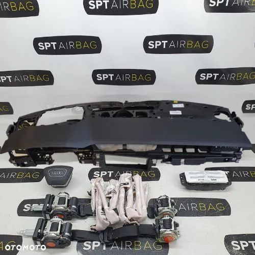 AUDI A7 S7 RS7 A7 4K DESKA ROZDZIELCZA KONSOLA KOKPIT PULPIT PODUSZKI AIRBAG AIR BAG PASY KURTYNY KIT SET - 1