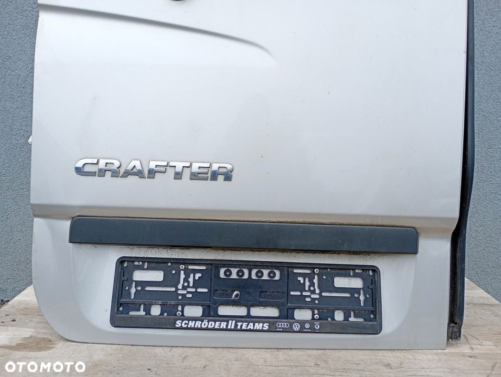 drzwi tylne lewe tył kompletne mercedes sprinter w906 crafter max l2h2 l3h2 srebrny met. - 8