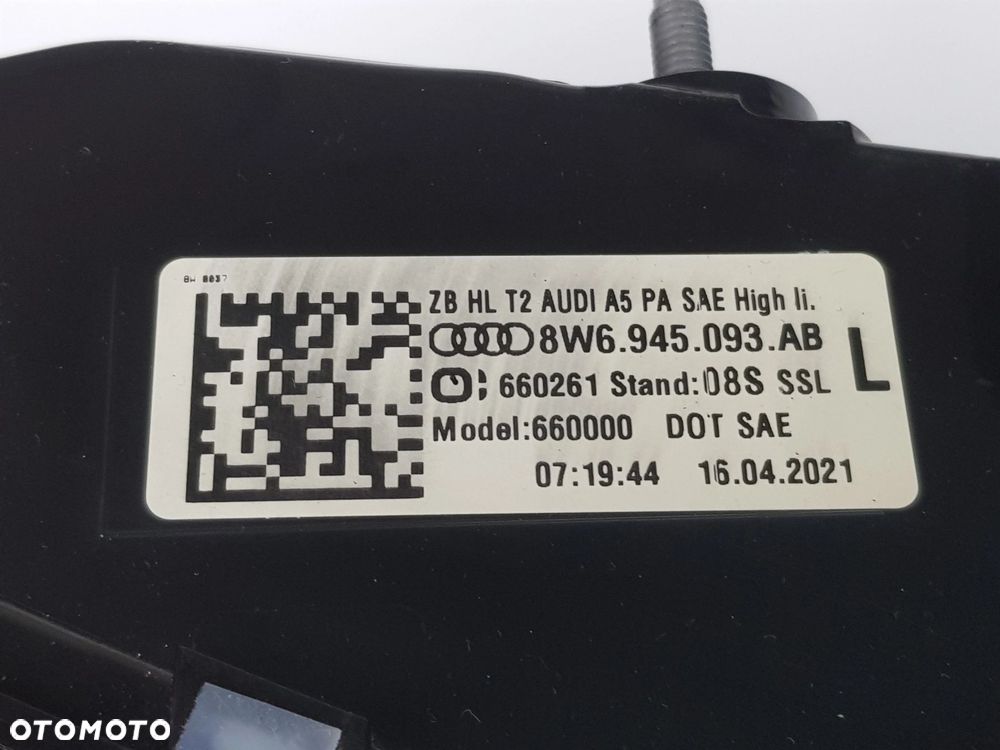 Lampa lewa tylna Lewy Tył Audi A5 S5 RS5 USA 2023 8W6945093AB - 10