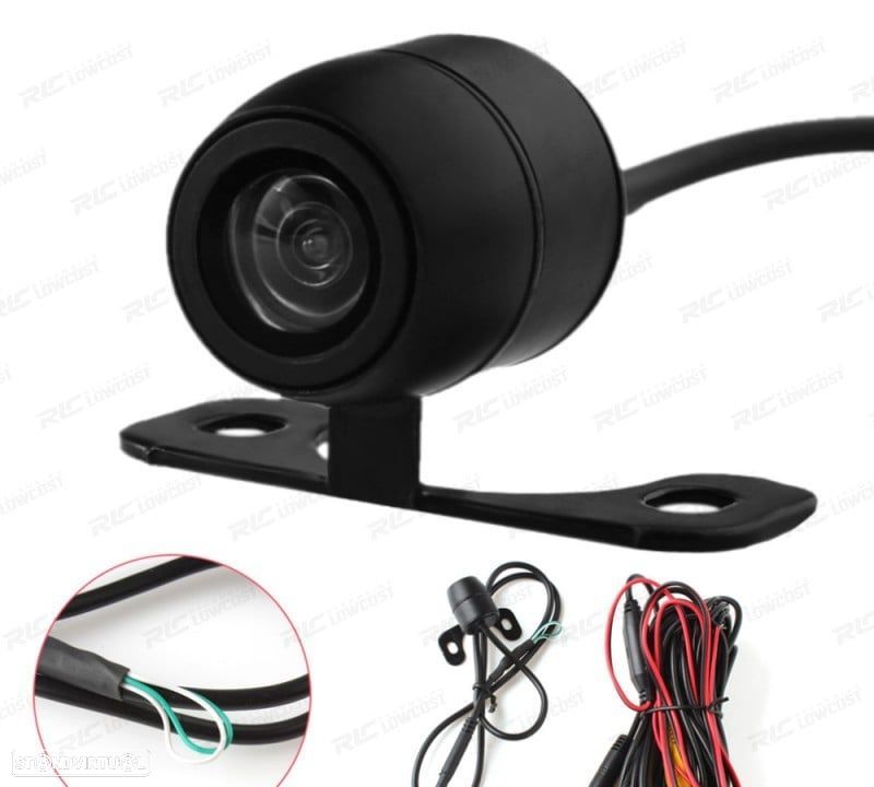 CÁMARA DE APARCAMENTO FRONTAL COM SUPORTE REDONDA - 1