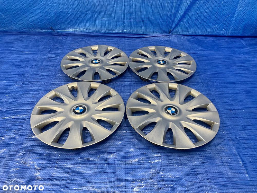 KOŁPAK SREBRNY KOŁPAKI DEKLE BMW OE 16" SREBRNE ORYGINAŁ - 2