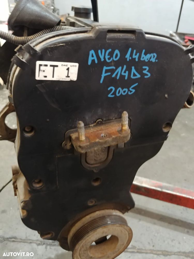 motor f14d3 1.4 b chevrolet aveo  2005 - 3