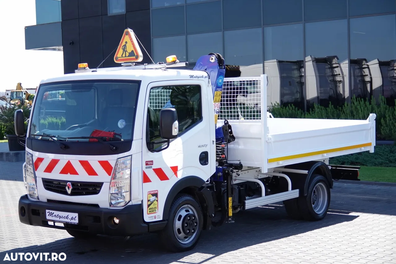 Renault MAXITY 140 DXI / 2.5 D / BASCULATOR – 3.1M + HDS PM 2821 / DUBLU / IMPORTAT / CONTRACT DE SERVICE POST-SERVICE - 11