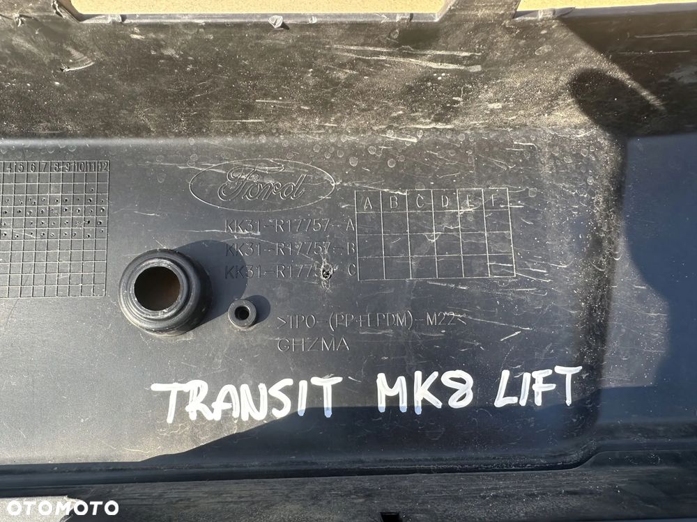 FORD TRANSIT MK8 LIFT ZDERZAK PRZEDNI ORYGINAŁ KK31-R17757 - 2
