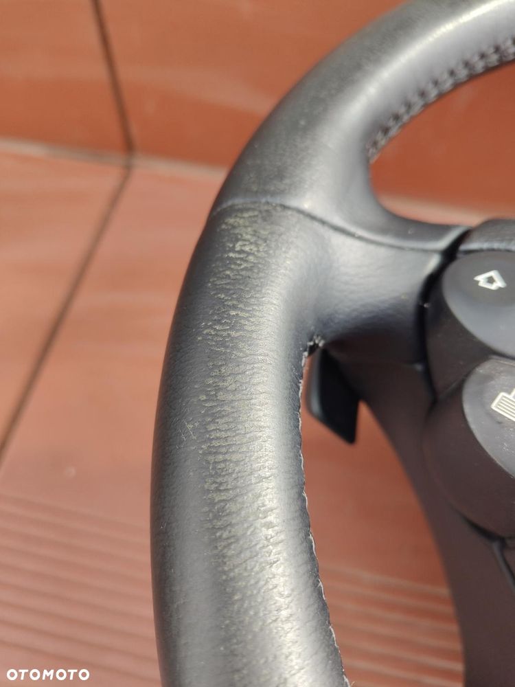 MERCEDES W209 CLK W211 LIFT W219 CLS KIEROWNICA czarna Skórzana Łopatki - 10