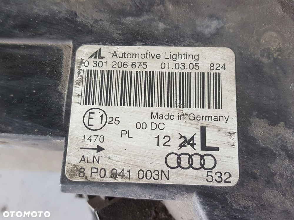 AUDI A3 8P 03-07r LAMPA XENON LEWA PRZÓD ANGLIK - 6
