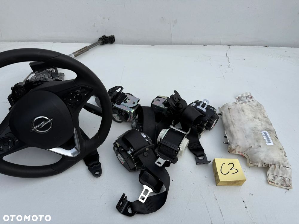 BERLINGO IV PARTNER COMBO E PODUSZKA KIEROWCY PASAŻERA AIRBAG KOMPLET ORYGINAŁ EU 9818750980 - 1