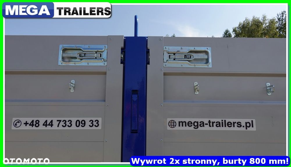 Inny Platforma / Wywrotka 2 strona, 12,60 m, burta 800 mm! - 36