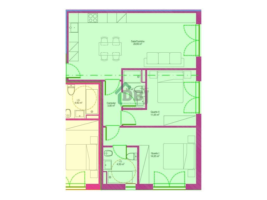 T2's Novos Empreendimento Premium - Quinta dos Caldeirões, Covilhã - Grande imagem: 5/6