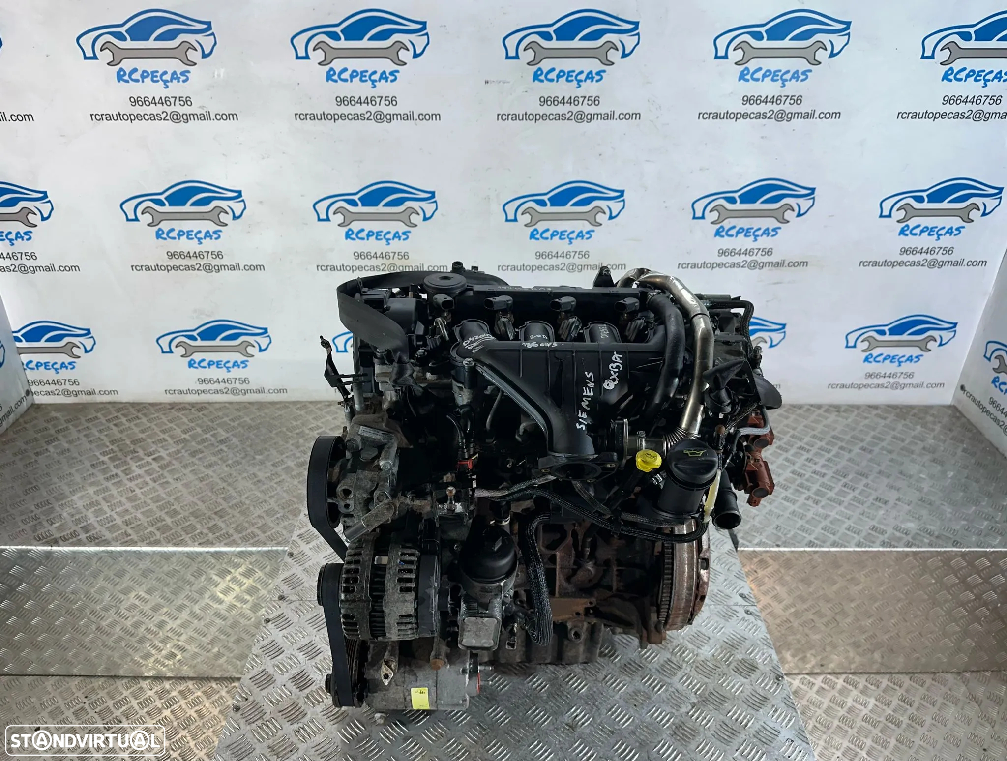 .Motor Completo QXBA Ford 2.0 TDCi 140cv 16v Duratorq D4204T PSA Peugeot Citroen Volvo Siemens Continental - 2