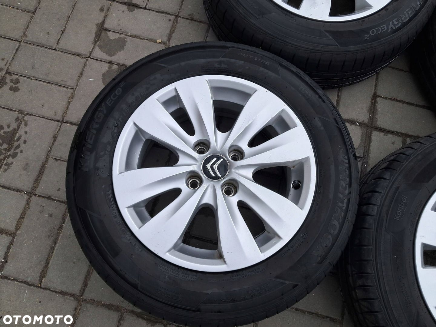 Citroen C3 II Felgi aluminiowe 15" koła LATO 185/65R15 Hankok 2023 7mm - 5