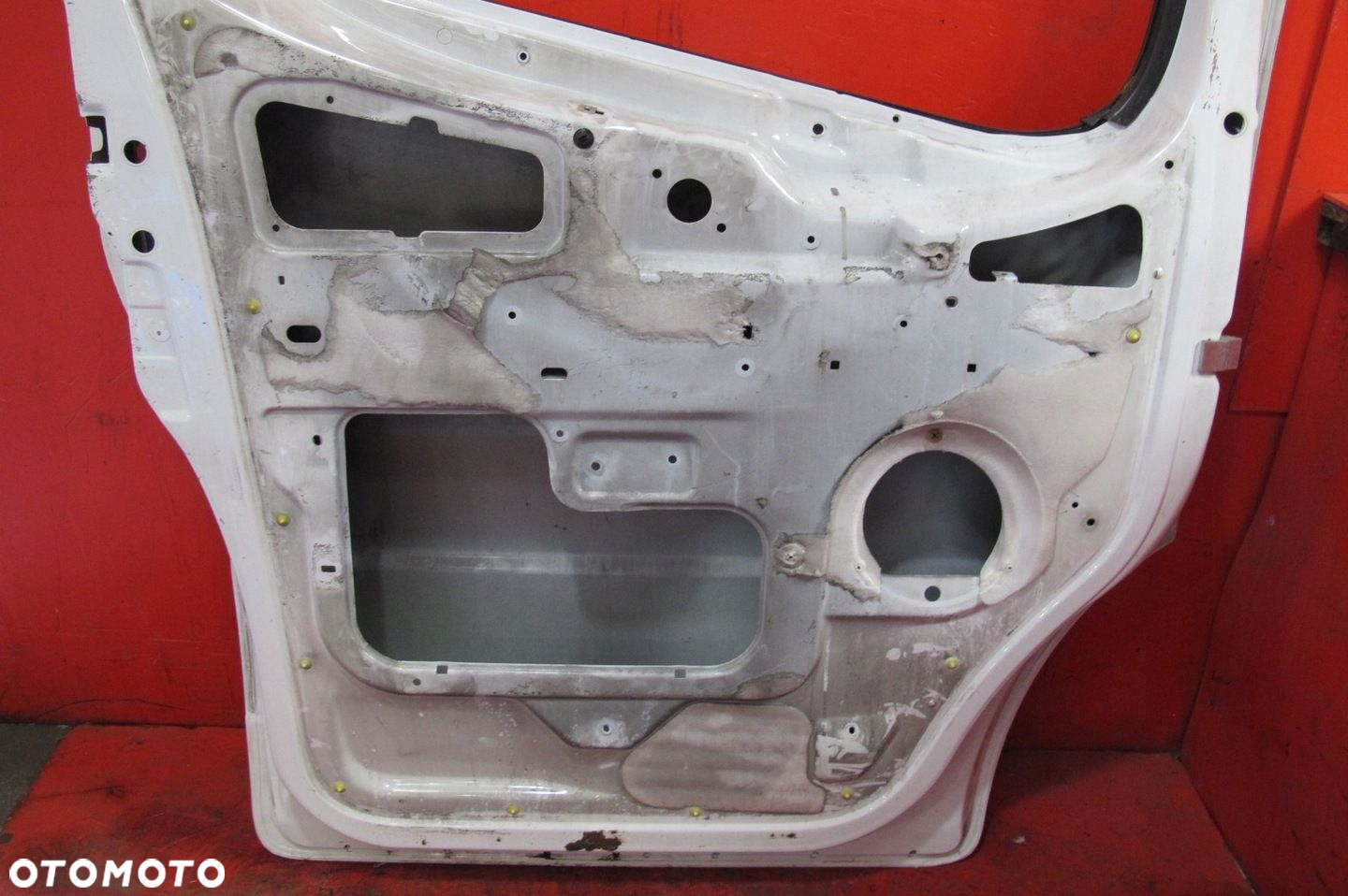 RENAULT TRAFIC 2 II VIVARO I B PRIMASTAR BIAŁE DRZWI PRZÓD LEWE 2001-2014 - 8