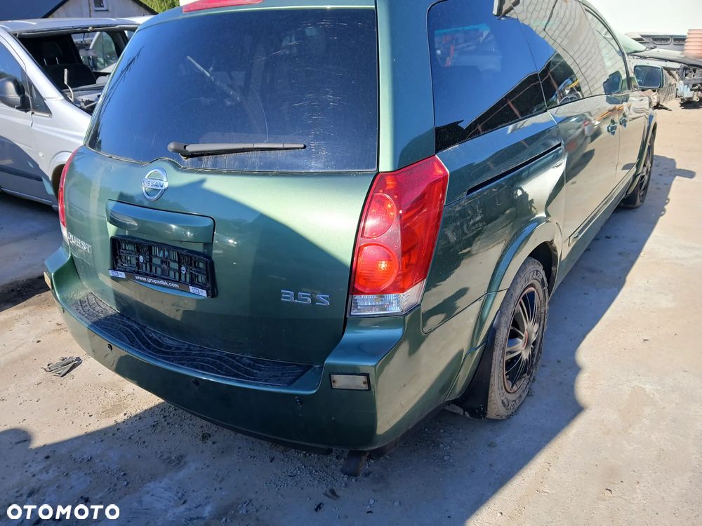 nissan quest D11 maska pokrywa silnika klapa bagażnika zderzak lampa reflektor pas przedni stop - 3