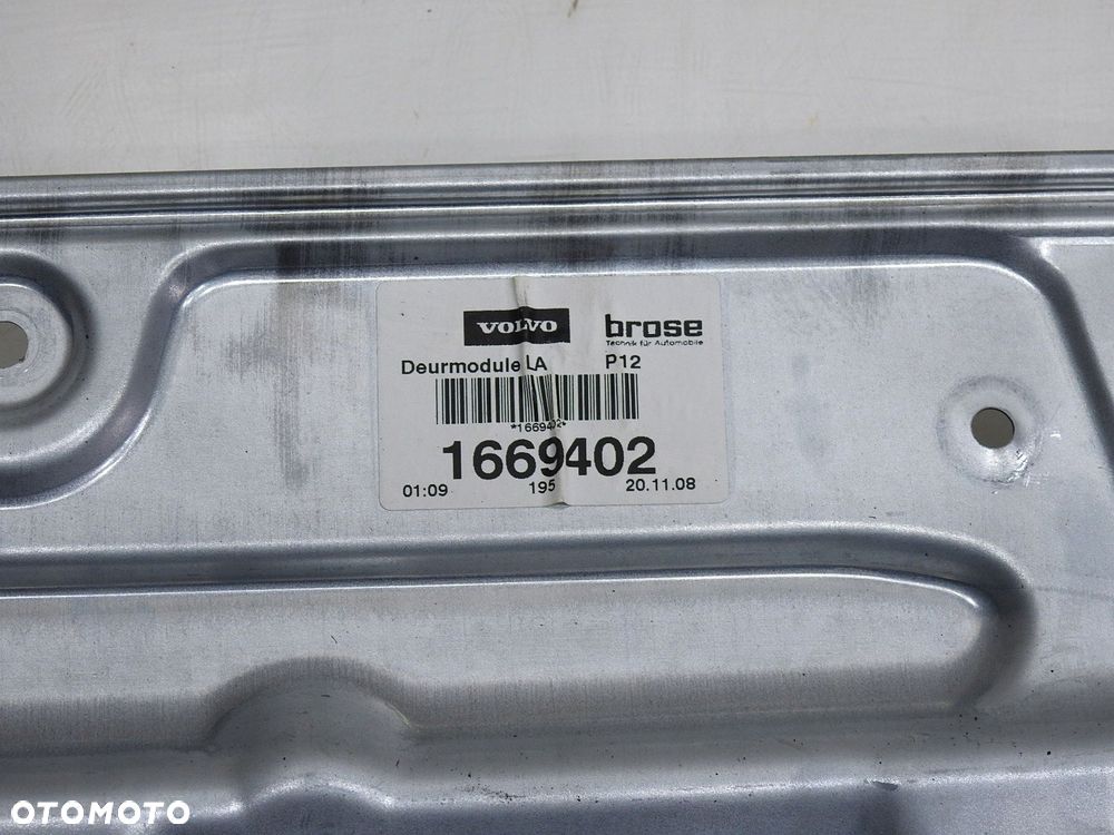 MECHANIZM PODNOŚNIK SZYBY LEWY TYŁ VOLVO V50 LIFT - 5