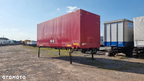 Krone 8.500zł netto KONTENER/ZABUDOWA 7.45x2.65M BDF STALOWY GARAŻ MAGAZYN ZAMYKANY DRZWIAMI MOŻLIWOŚĆ TRANSPORT