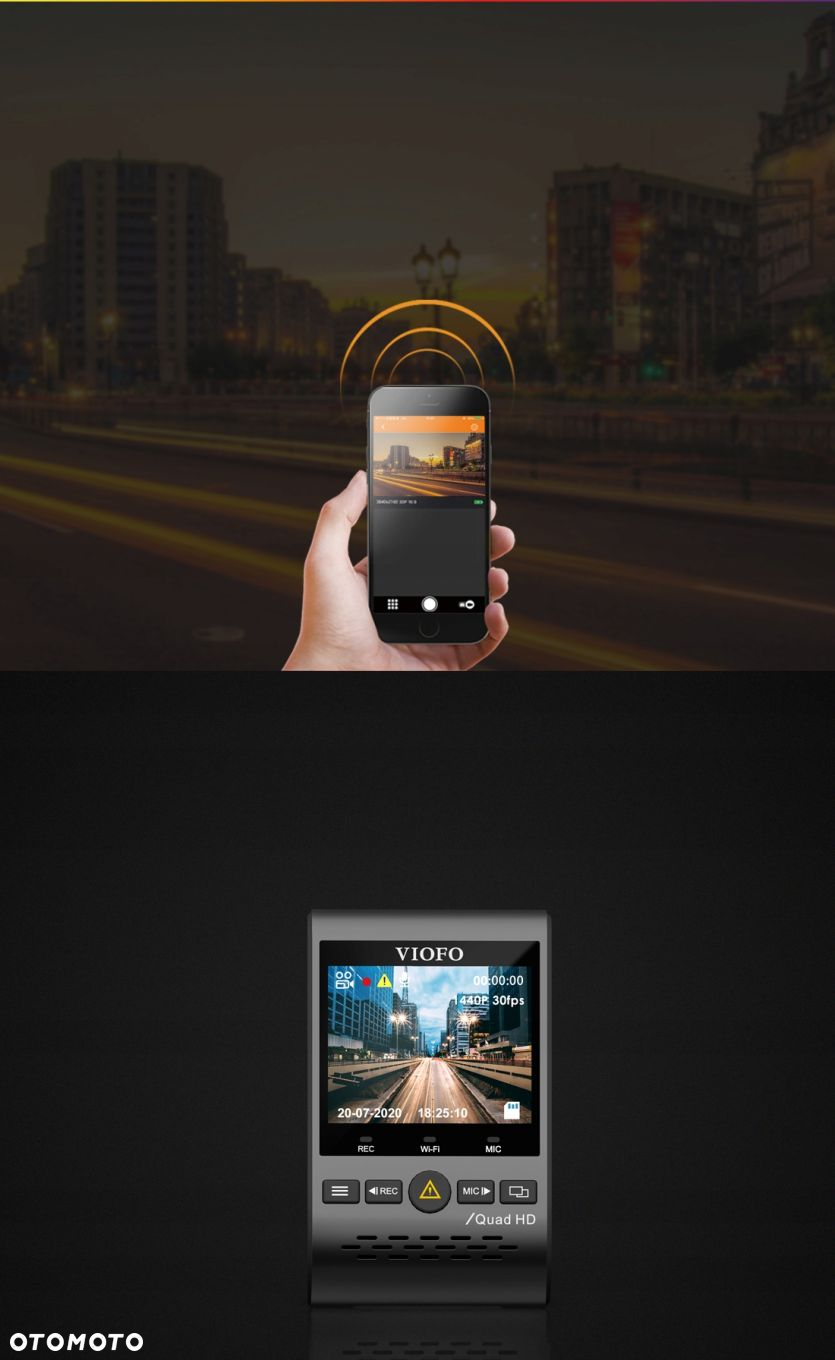 VIOFO A129 PLUS-G DUO KAMERA PRZÓD+TYŁ+128GB+ACC - 9