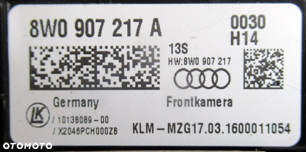 AUDI A4 B9 KAMERA ASYSTEN ZMIANY PASA SZYBY PRZEDNIEJ PRZÓD 8W0907217A - 3
