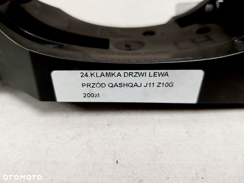 QASHQAI J11 KLAMKA ZEWNĘTRZNA DRZWI LEWY PRZÓD LEWA PRZEDNIA KEYLESS Z10 G - 3
