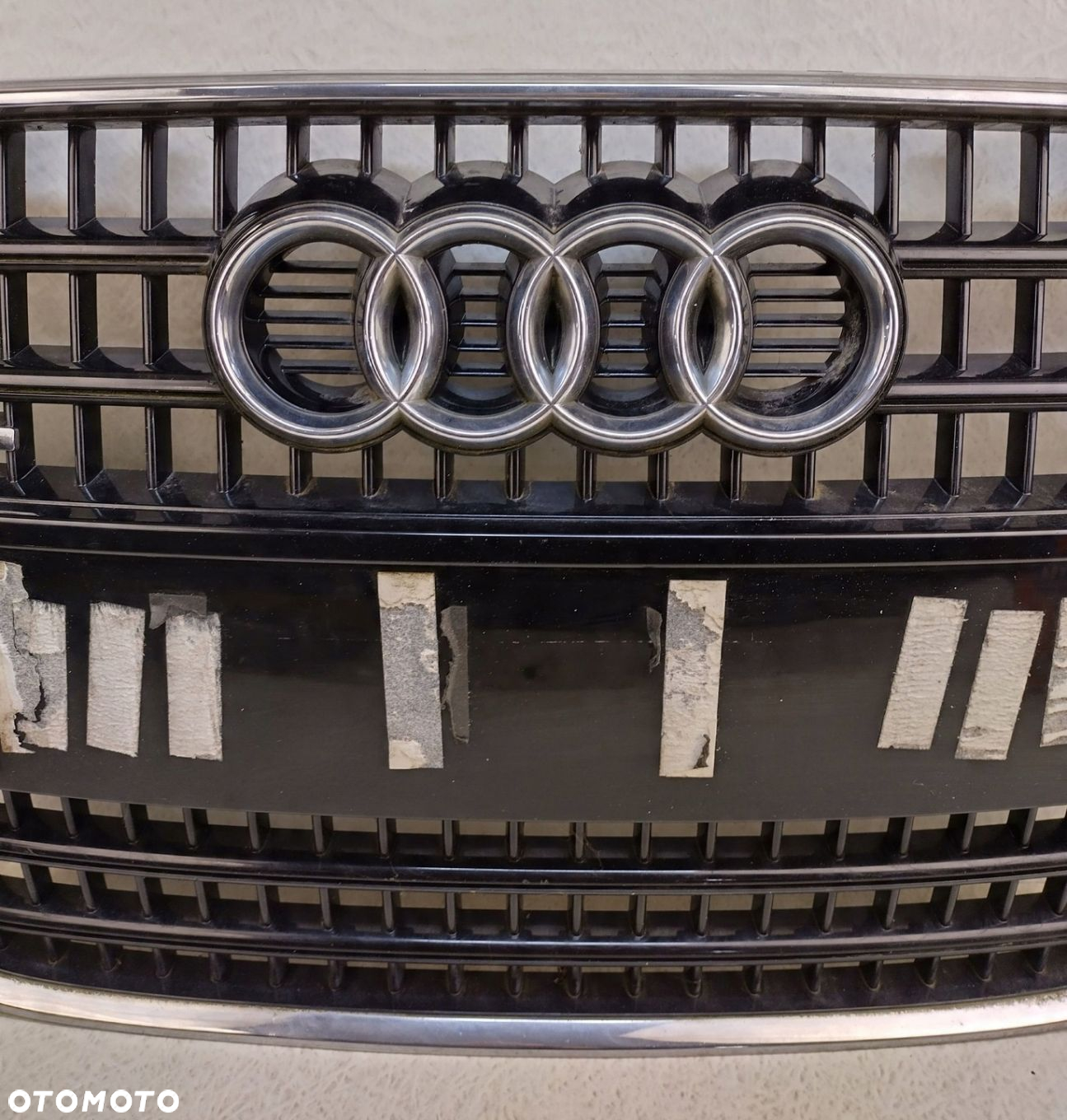 AUDI Q7 4L 05-09 S-LINE GRILL ATRAPA ZDERZAKA PRZEDNIEGO CHROM 4L0853651 - 4