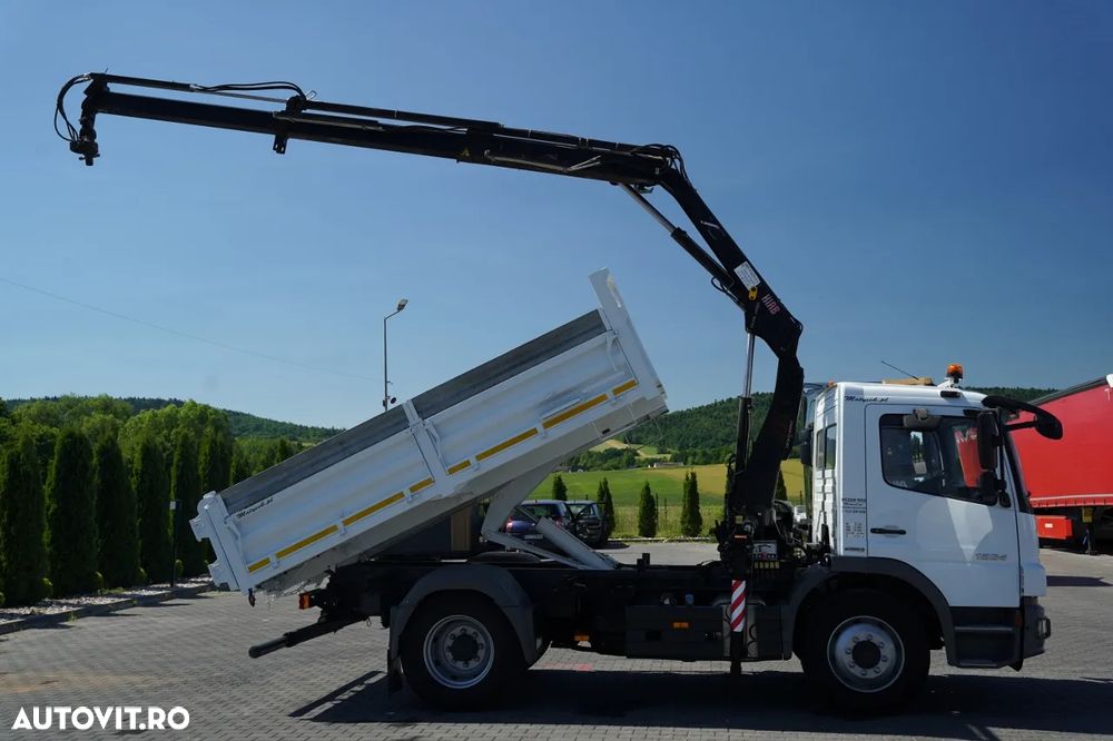 Mercedes-Benz ATEGO 15.24 / 4X2 / BASCULĂ + HDS HIAB 088 BS-2 / ROTATOR / MANUAL - 6