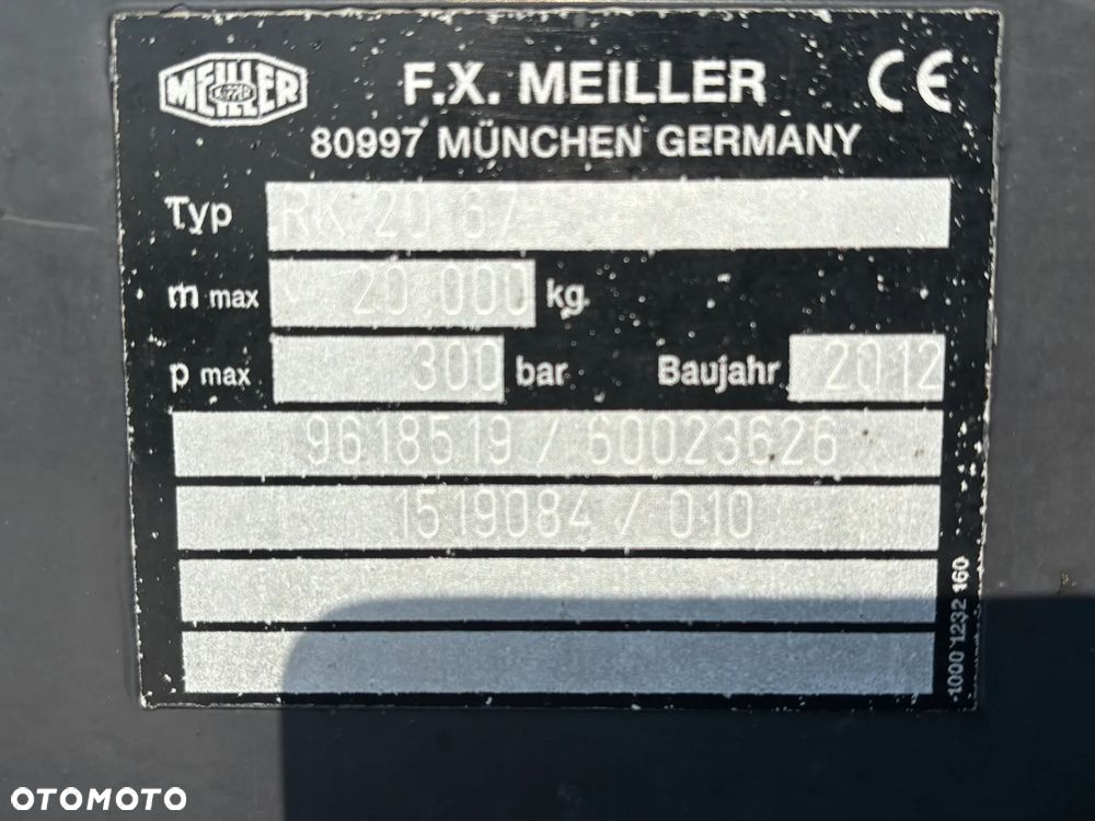 Volvo FMX 6x2R hakowiec MEILLER RK2067 udzwig 20000kg , z platformą do przewozu maszyn , pojazdów lub ładunków, - 25