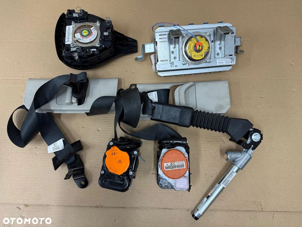 NISSAN QASHQAI II J11 PODUSZKA AIRBAG KIEROWCA PASAŻER PASY KOMPLET ANGLIK - 2