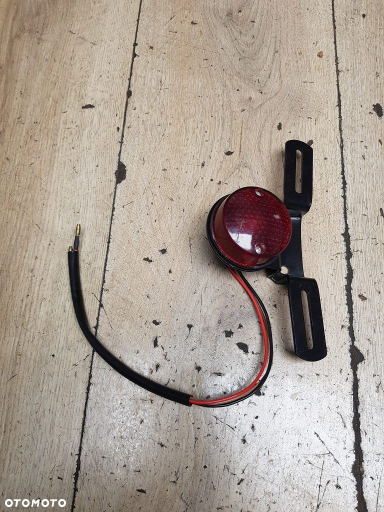 Lampa tył uchwyt tablicy Harley Cafe Racer Bobber Chopper Drag - 8