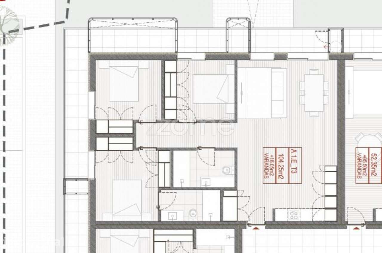 T3 Novo com Suite, Garagem e Varanda | Vizela - Grande imagem: 3/21