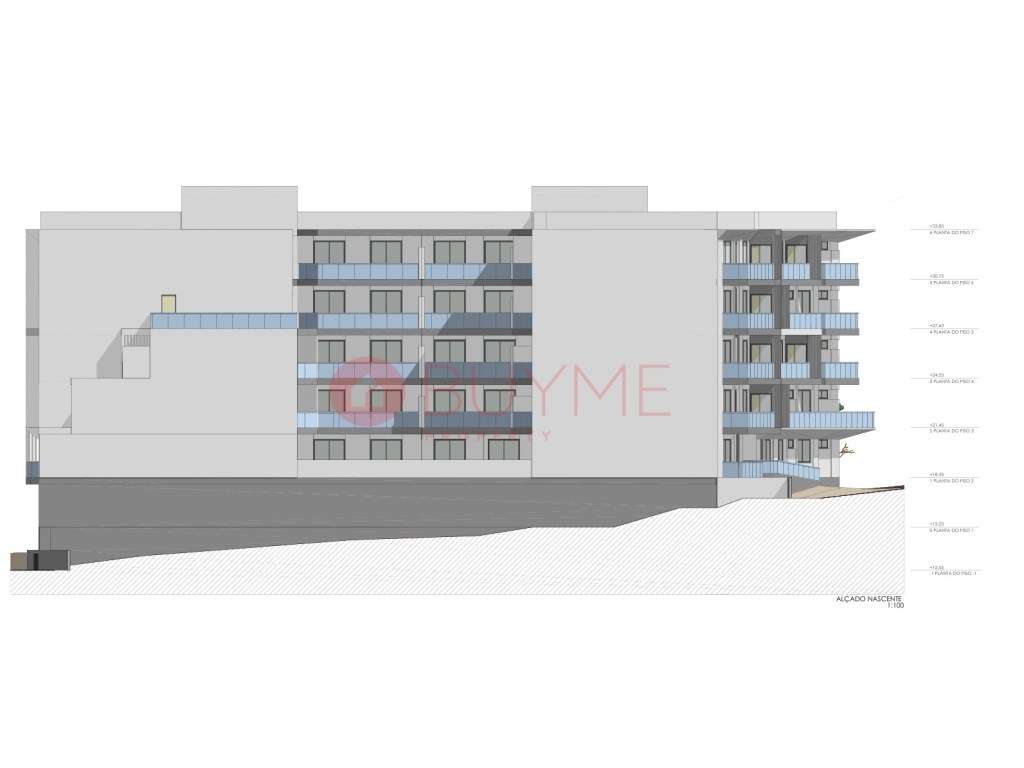 Terreno Urbano com Projeto Aprovado para 46 Apartamentos em Quarteira - Grande imagem: 4/10
