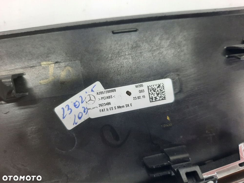 MERCEDES C W205 DEKORY LISTWY OZDOBNE POPIELNICZKA - 14